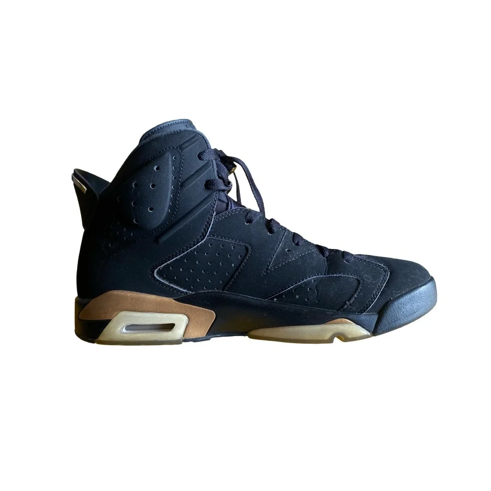 Air Jordan 6 Retro DMP Defining Moments Black Metallic Gold CT4954-007 Mens 10.5